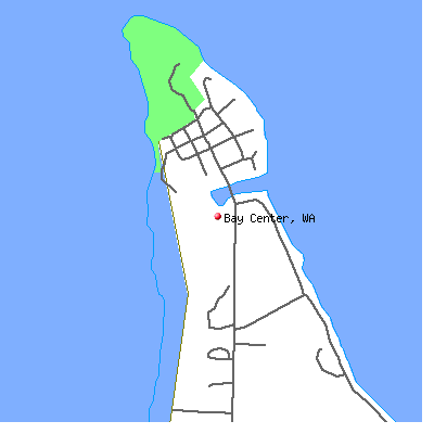 Bay Center map