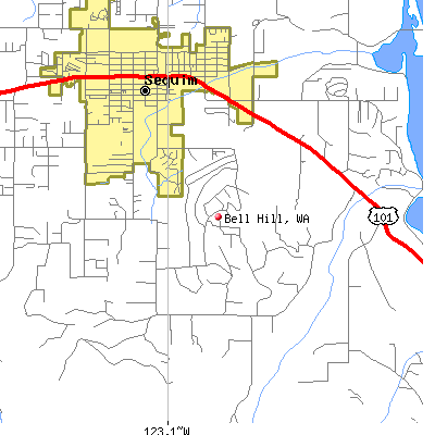 Bell Hill map