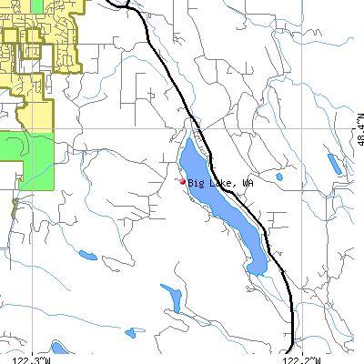 Big Lake map