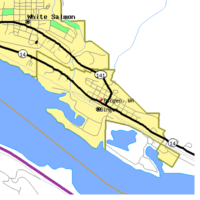 Bingen map