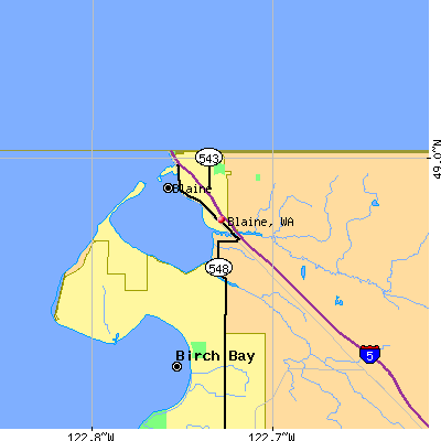 Blaine map