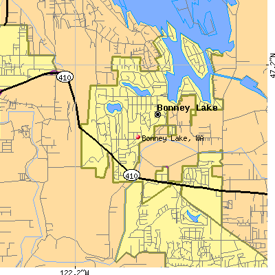 Bonney Lake map
