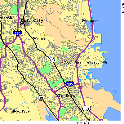 South San Francisco map