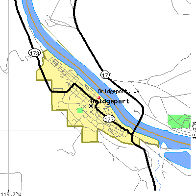 Bridgeport map
