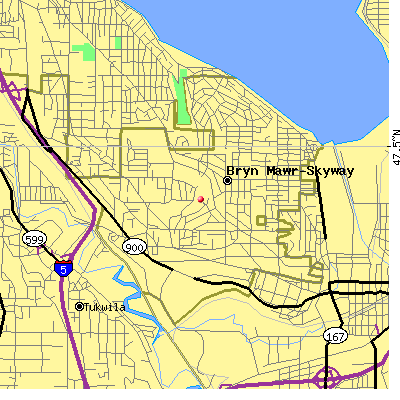 Bryn Mawr-Skyway map