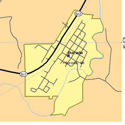 Bucoda map