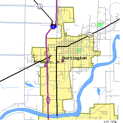 Burlington map