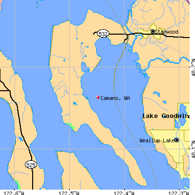 Camano map