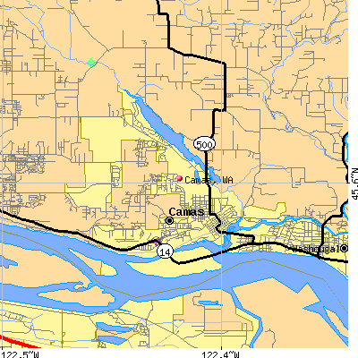 Camas map