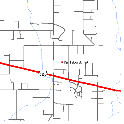 Carlsborg map