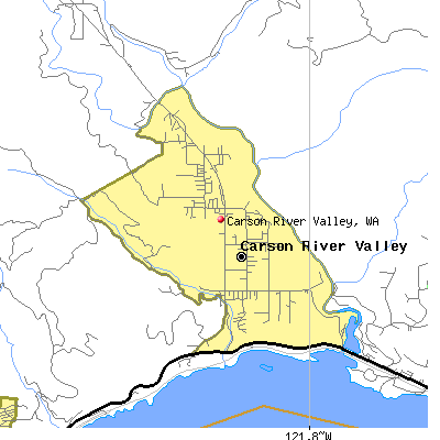 Carson River Valley map