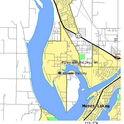 Cascade Valley map