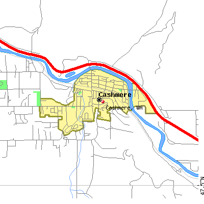 Cashmere map
