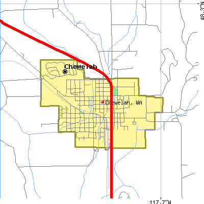 Chewelah map