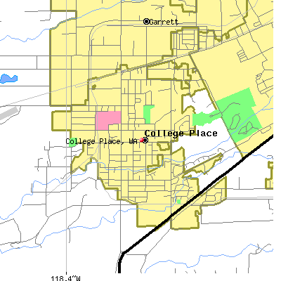 College Place map