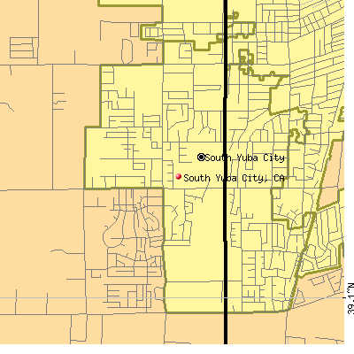 South Yuba City map
