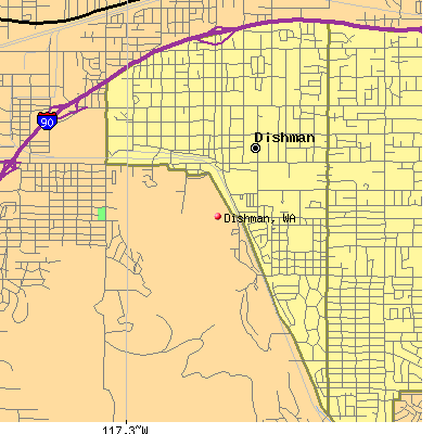 Dishman map