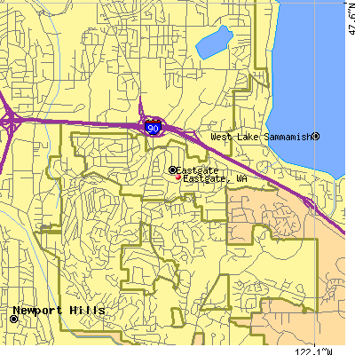 Eastgate map
