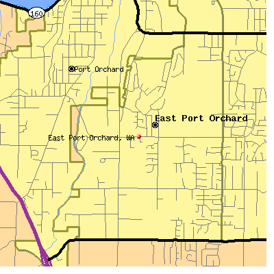 East Port Orchard map