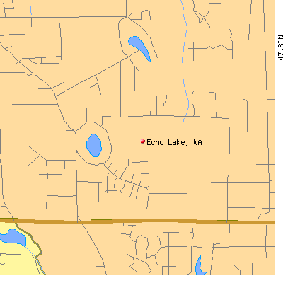 Echo Lake map