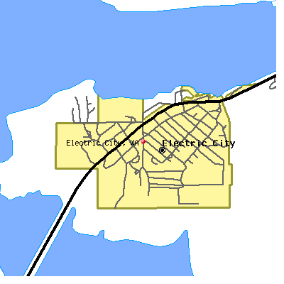 Electric City map