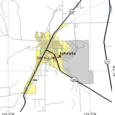 Ephrata map