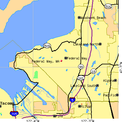 Federal Way map