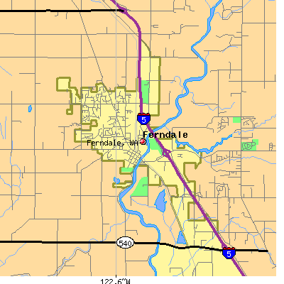 Ferndale map