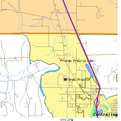 Fords Prairie map