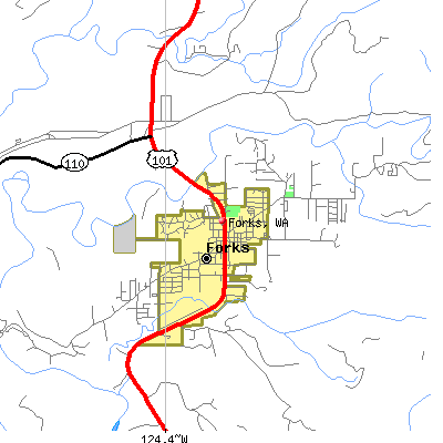 Forks map