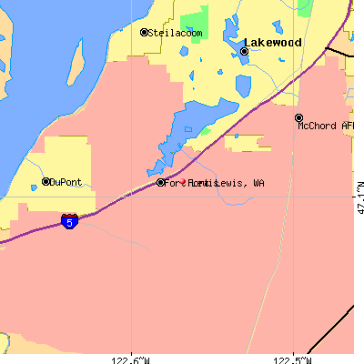 Fort Lewis map