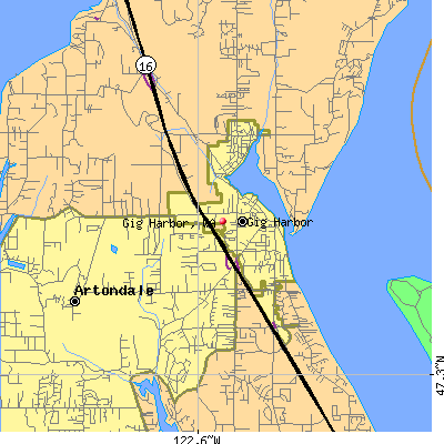 Gig Harbor map