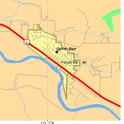 Gold Bar map