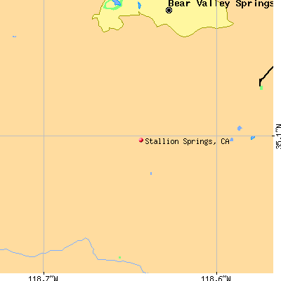 Stallion Springs map