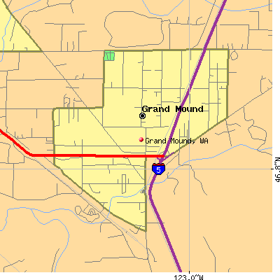 Grand Mound map