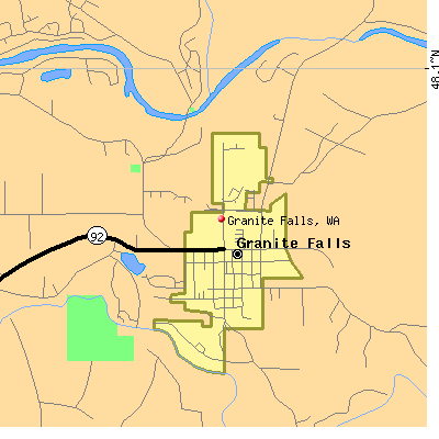 Granite Falls map