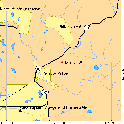 Hobart map
