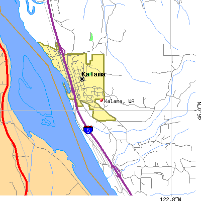 Kalama map