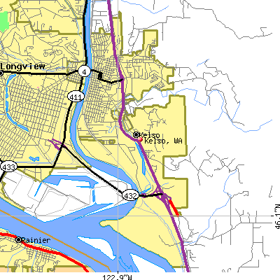 Kelso map