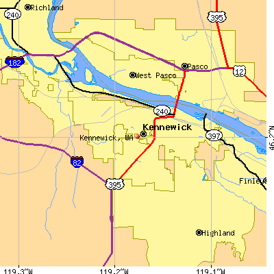 Kennewick map