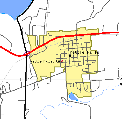Kettle Falls map