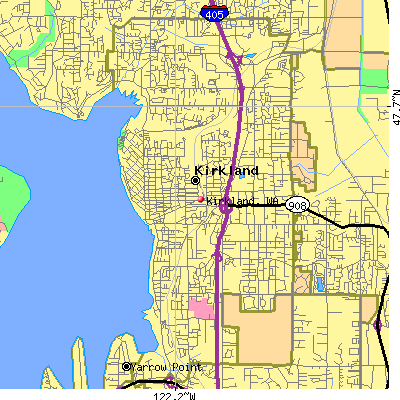 Kirkland map