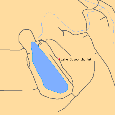 Lake Bosworth map
