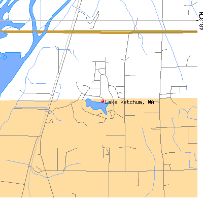 Lake Ketchum map