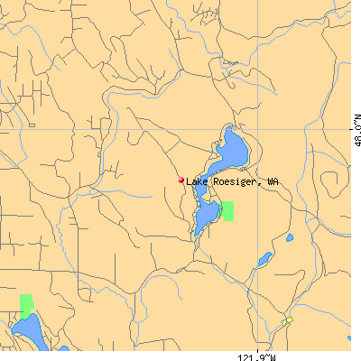 Lake Roesiger map