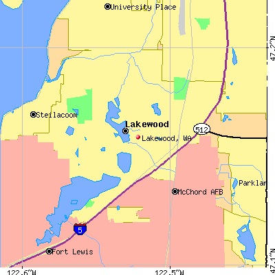 Lakewood map
