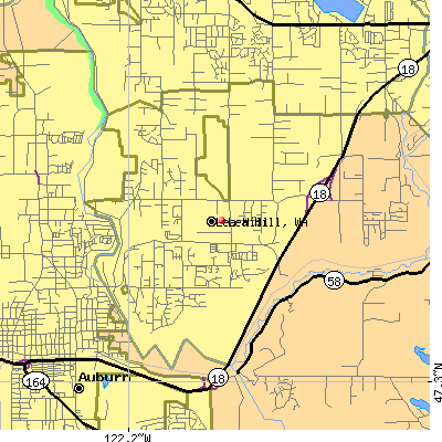 Lea Hill map