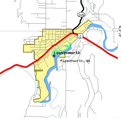 Leavenworth map