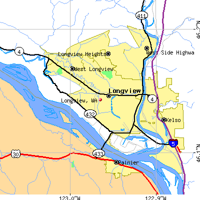 Longview map