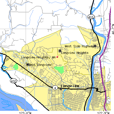 Longview Heights map